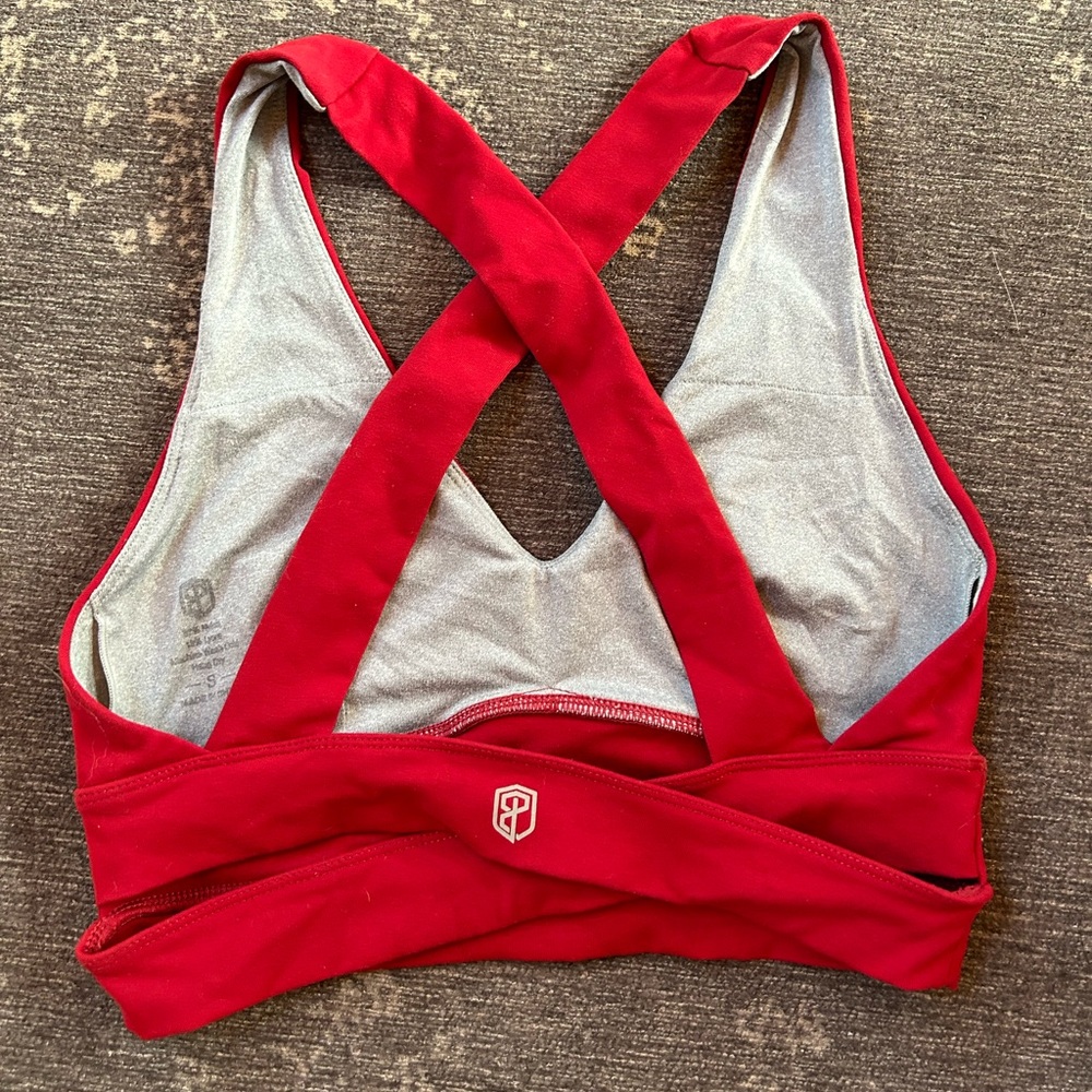Red born primitive sports bra! Size small